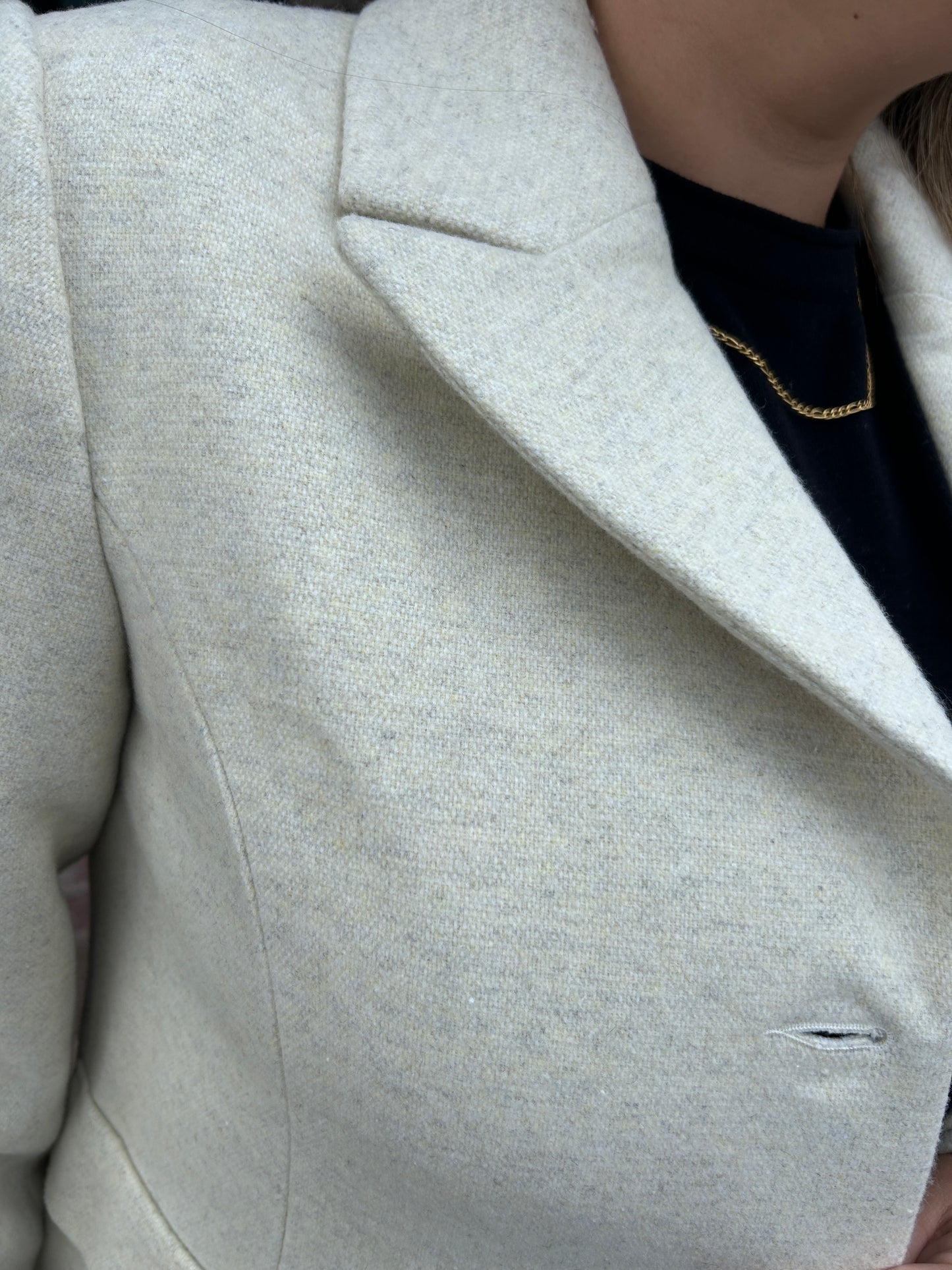 Long Line Woolen Blazer/Coat