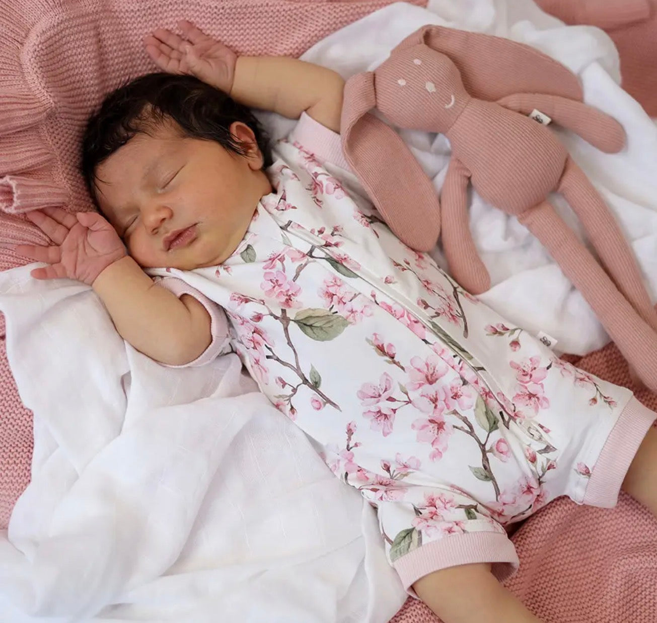 Cherry Blossom Organic Snuggle Shortie