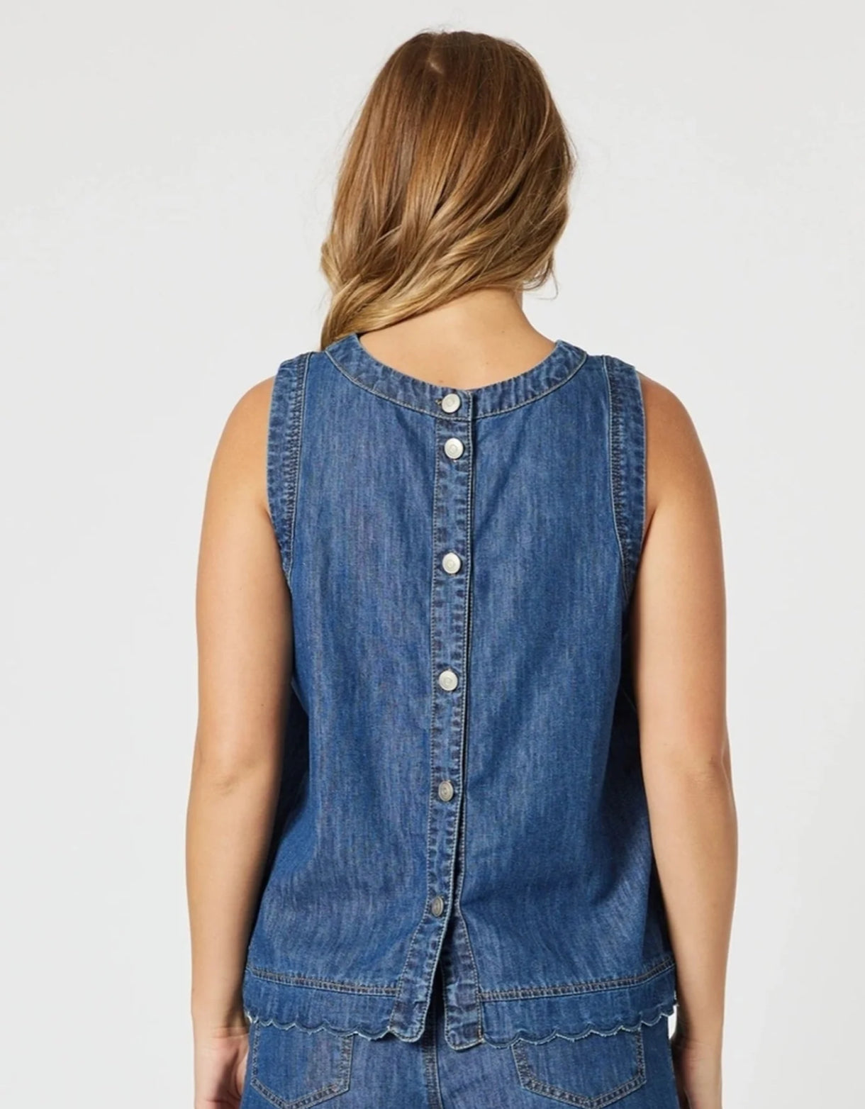 Charlie Denim Top- Denim