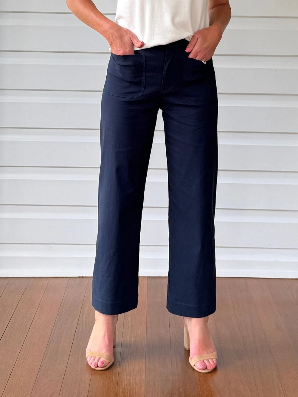 Marine Wide Leg- Navy