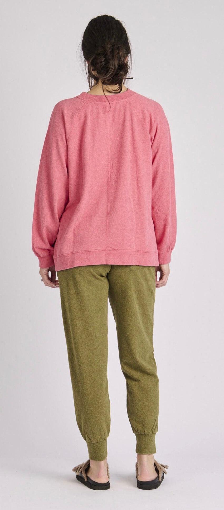 Drop Side Jumper - Rose