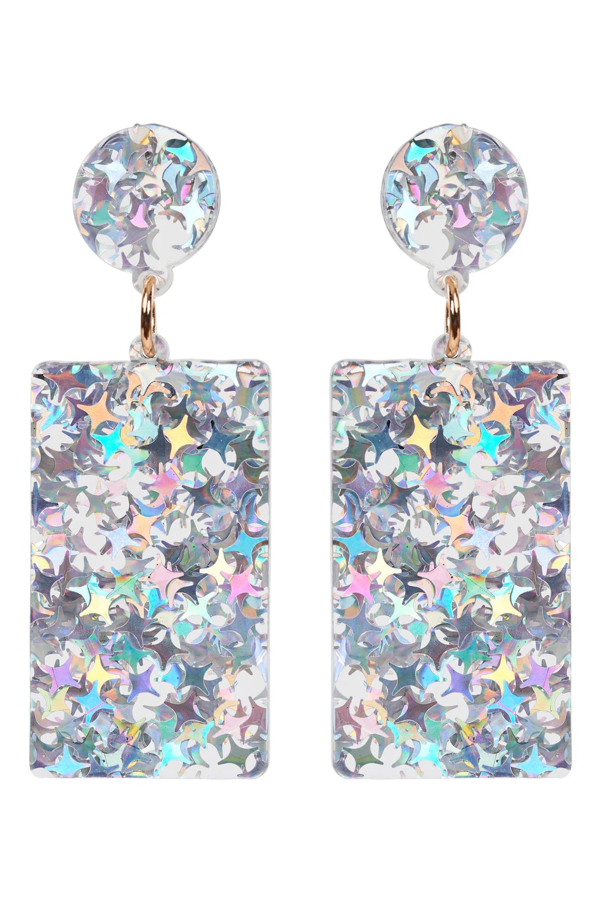 Merry Drop Earrings - Silver