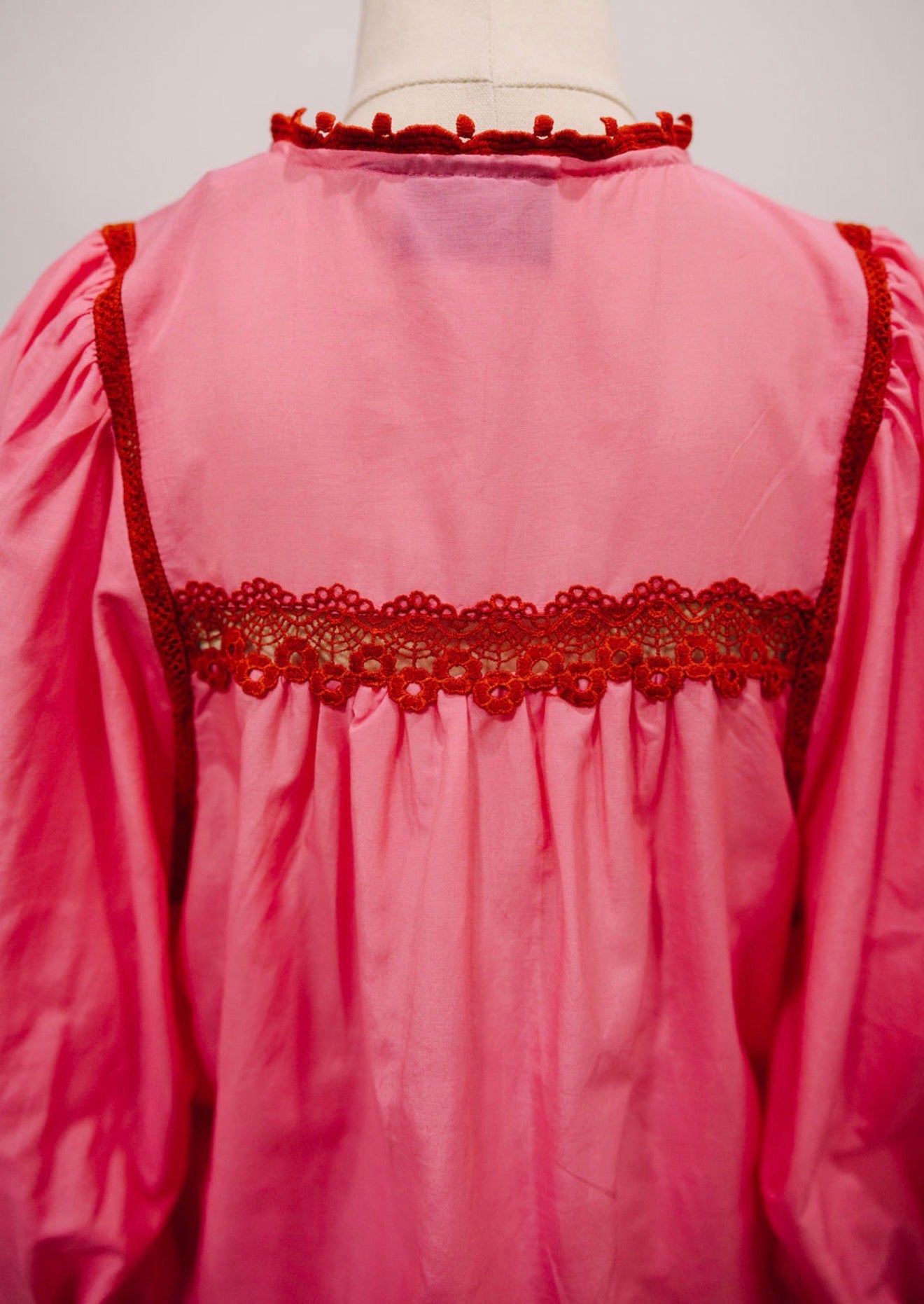Emily Love Lock Anya Blouse Thrift Pink