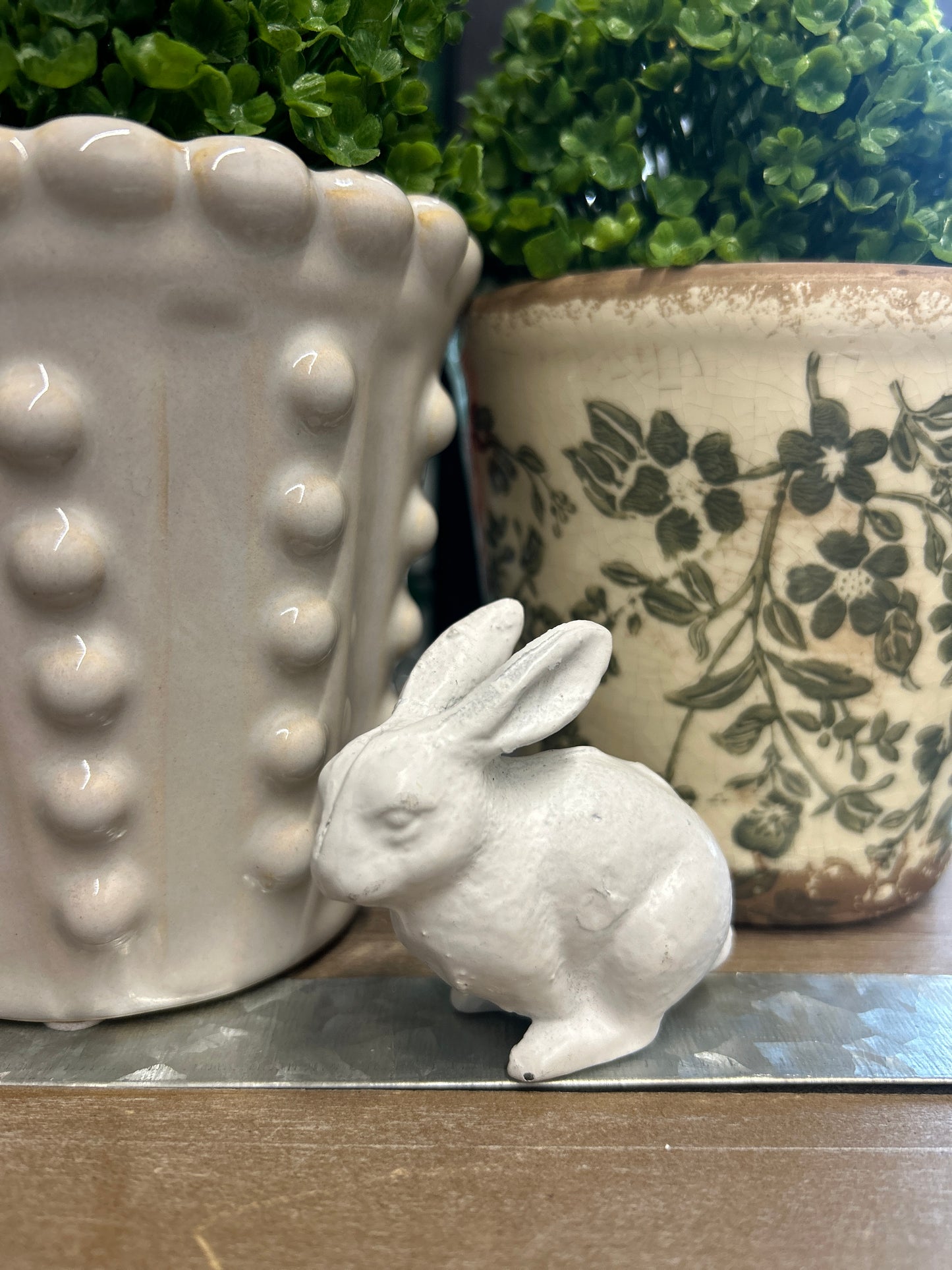 Decor Rabbit - Rustic White