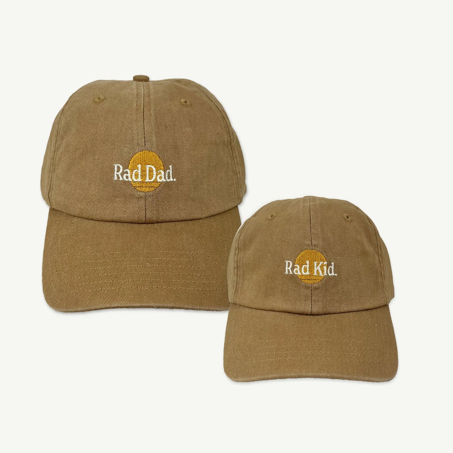 Rad Dad Washed Baseball Cap - Desert Sand
