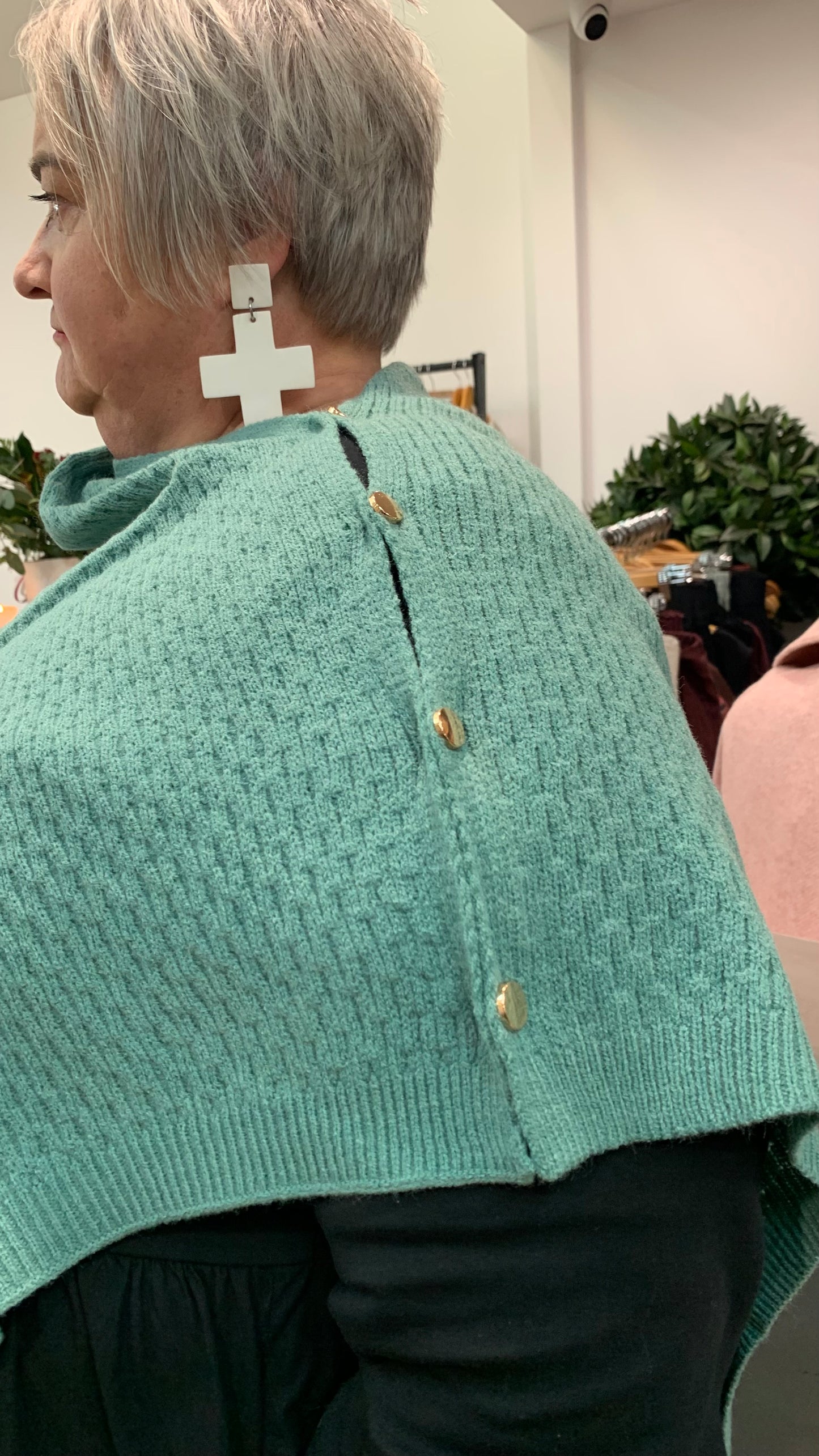 Angie Poncho - Teal