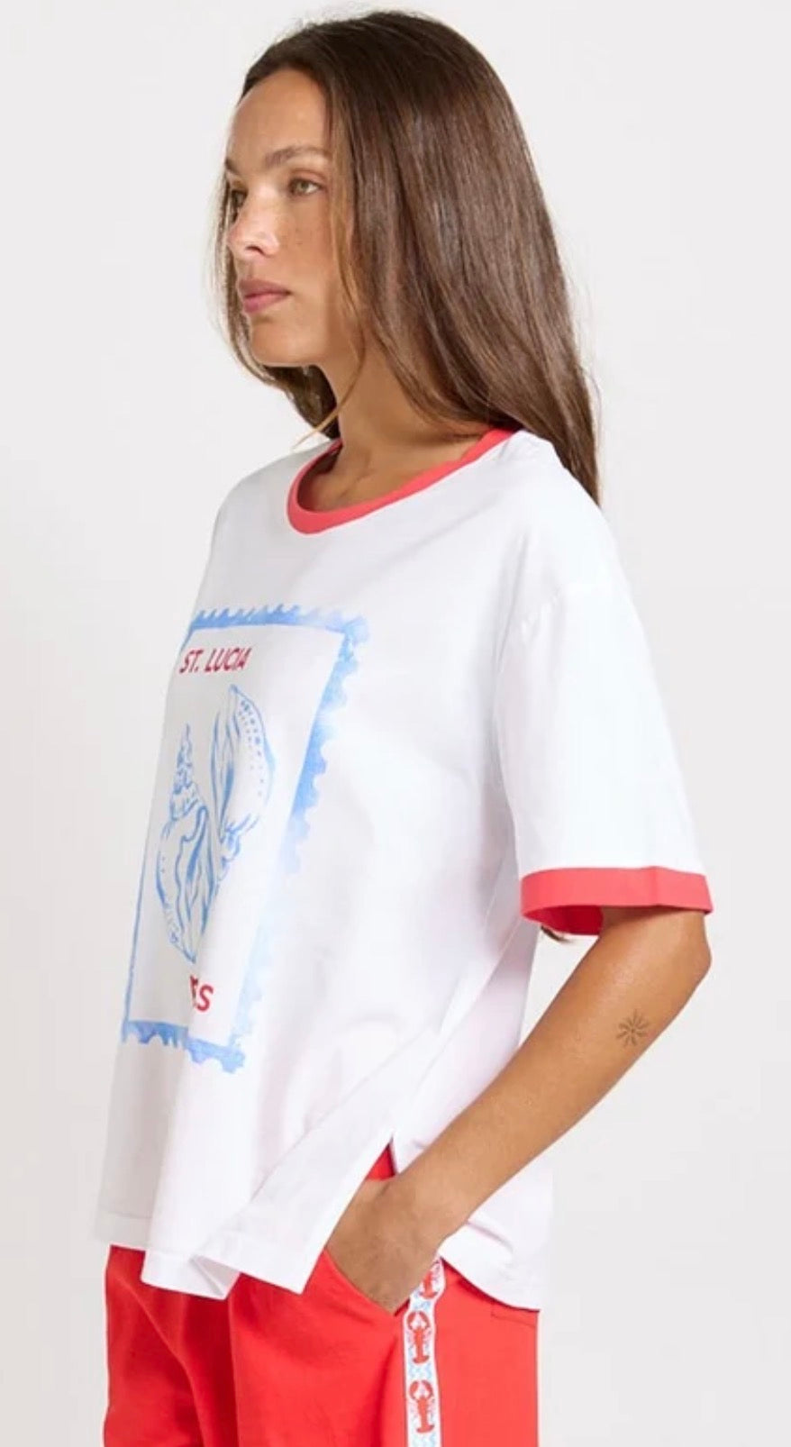 Relax Boxy Tee - St Lucia