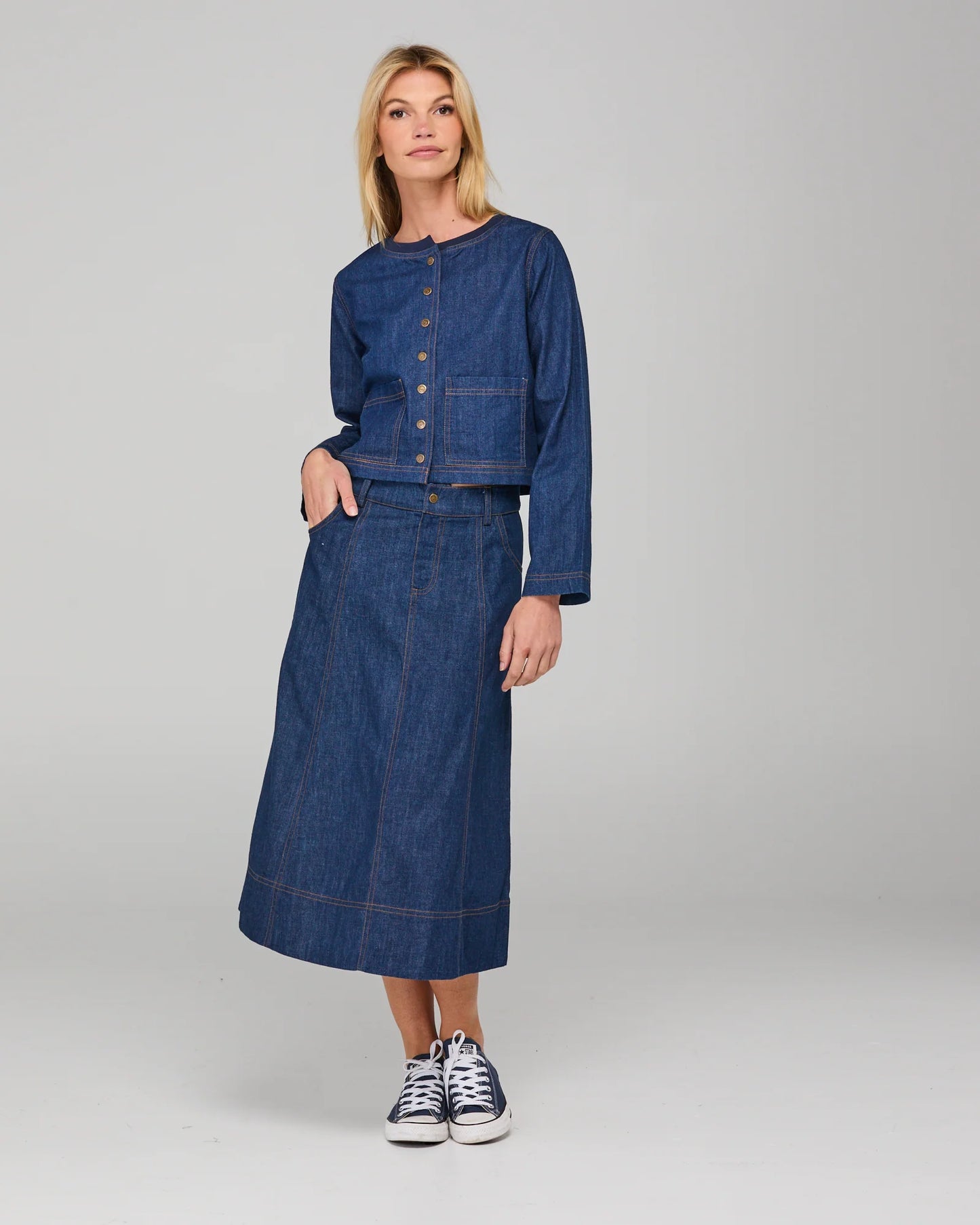 Fumiko Jacket Dark Denim