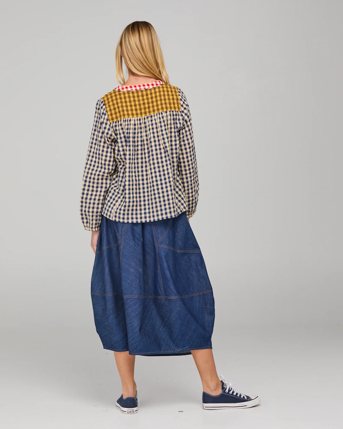 Fleetwood Top- Navy Spliced