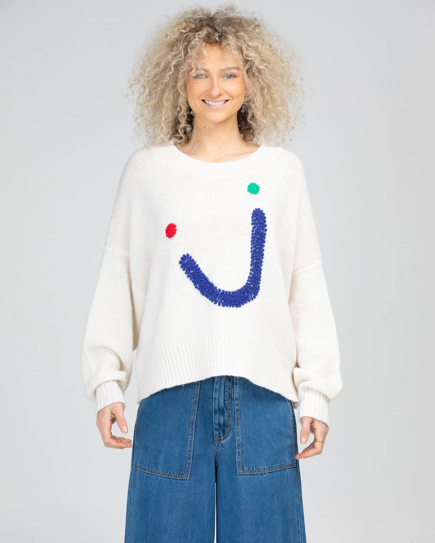 Smile Jumper - Primary Colour
