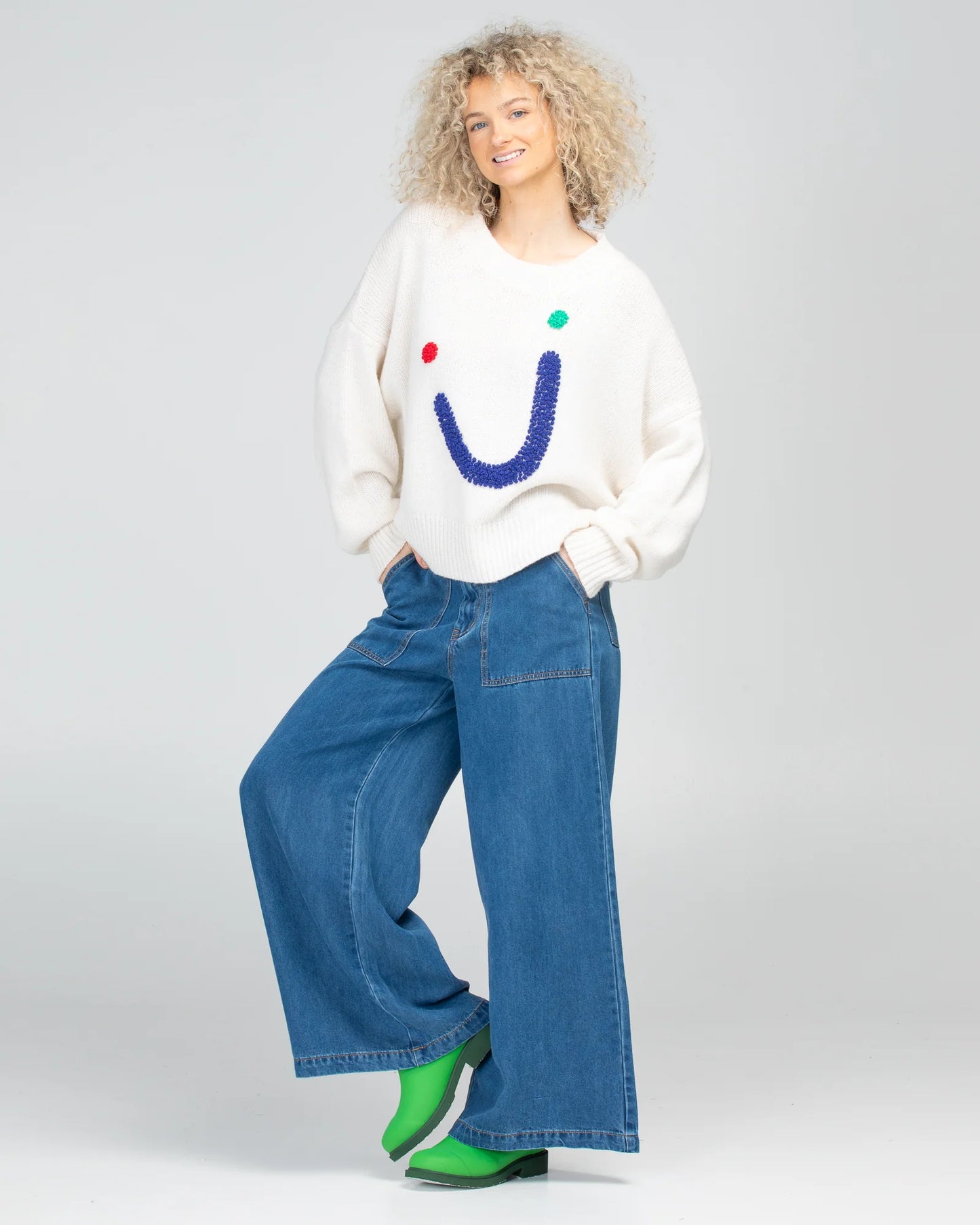 Smile Jumper - Primary Colour