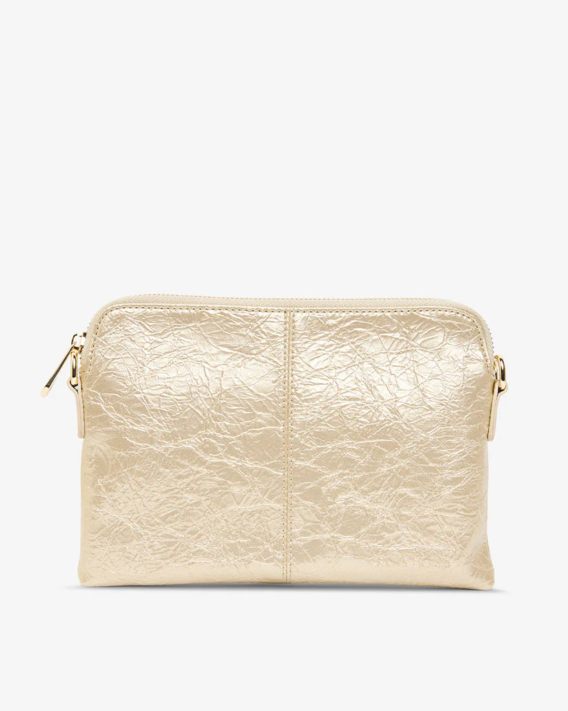 Bowery Wallet- Light Gold Crinkle