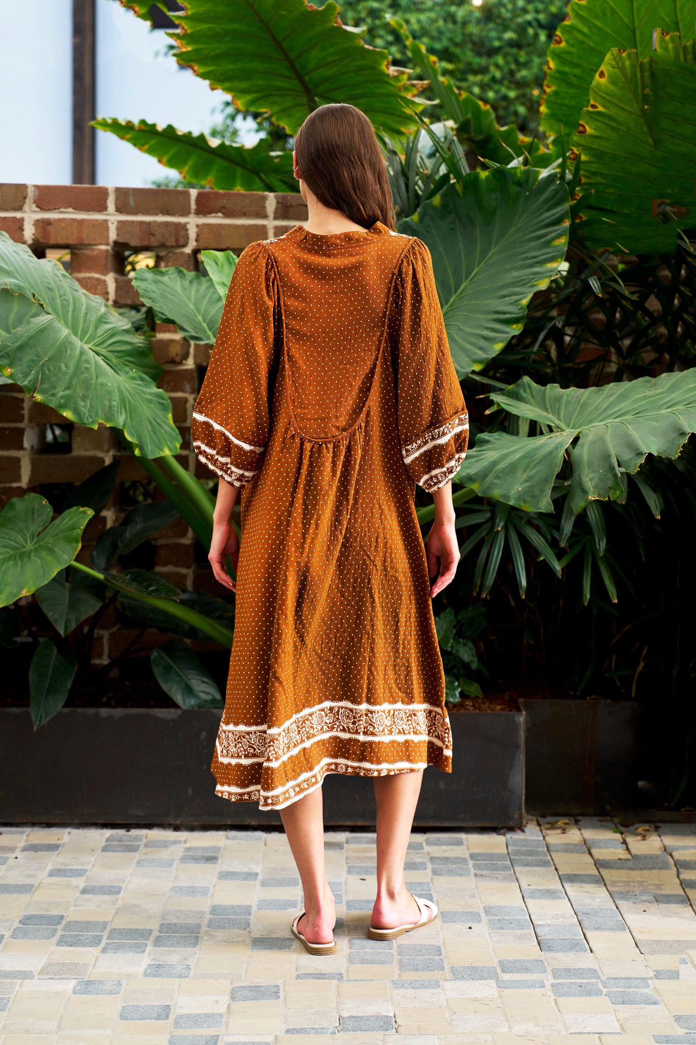 Landry Dress- Brown