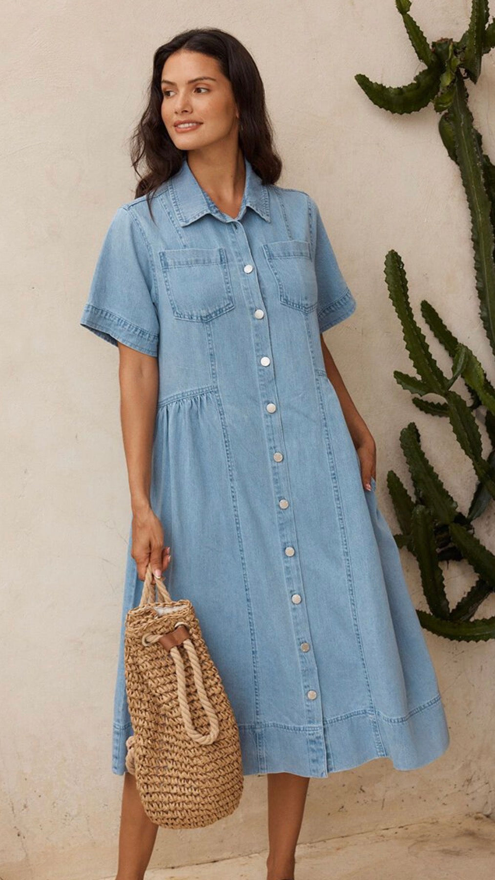 Betty Willow Denim Dress