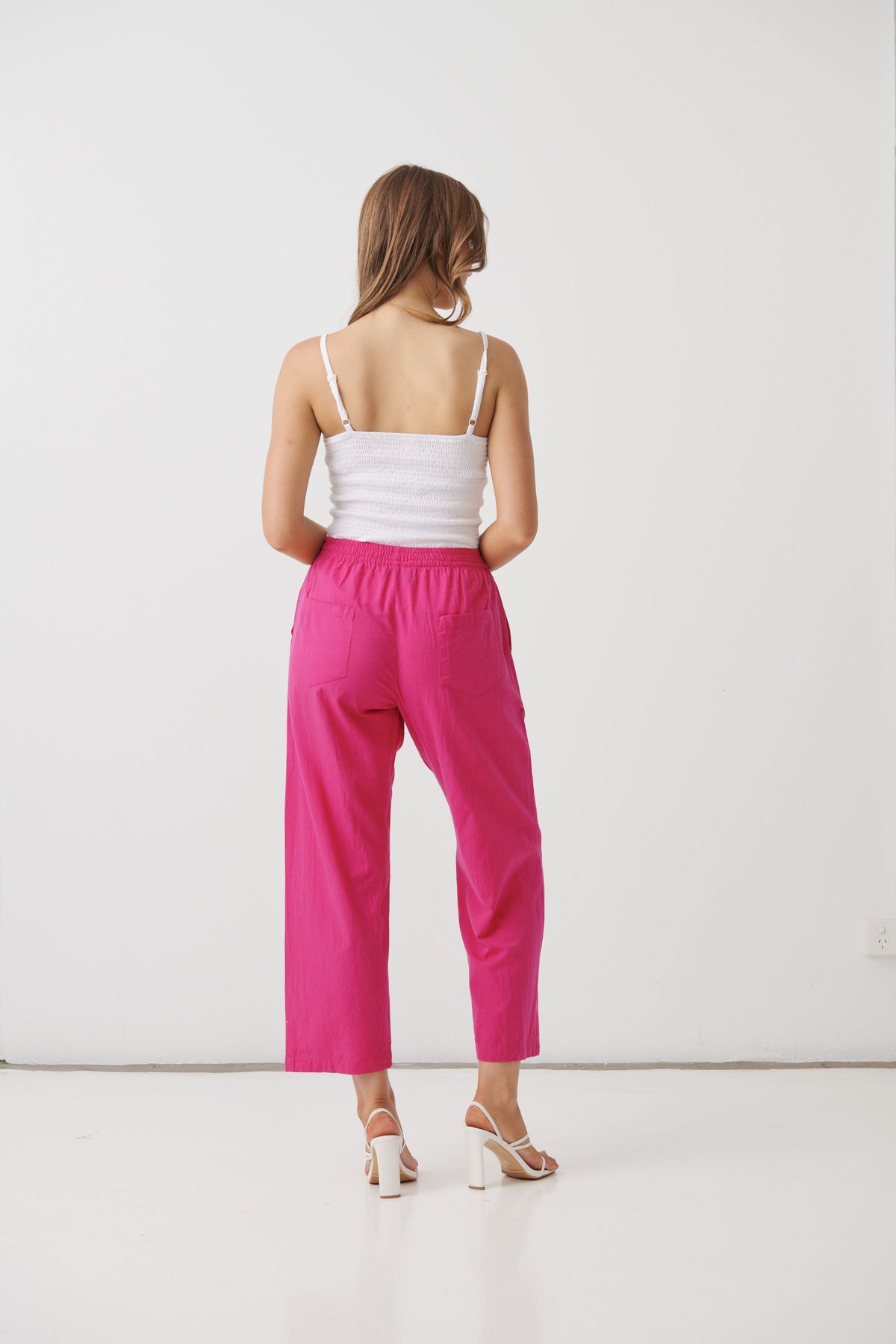 Holmes & Fallon Straight Pant - Pink