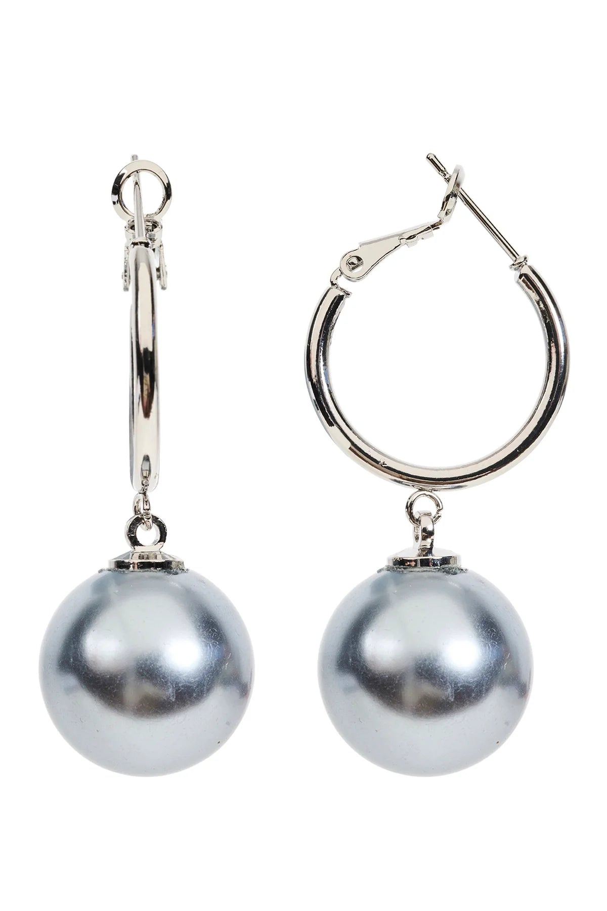 Rumi Earring- Silver Pearl