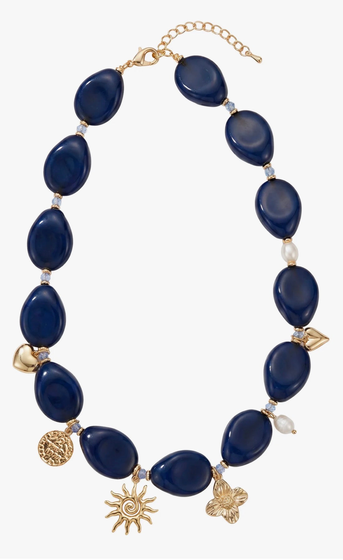 Positano Necklace - Navy