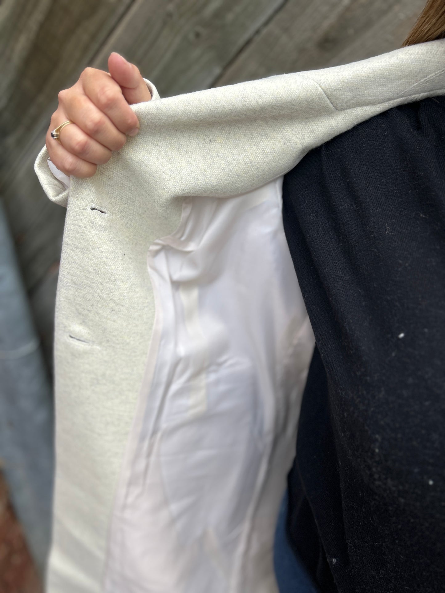 Long Line Woolen Blazer/Coat