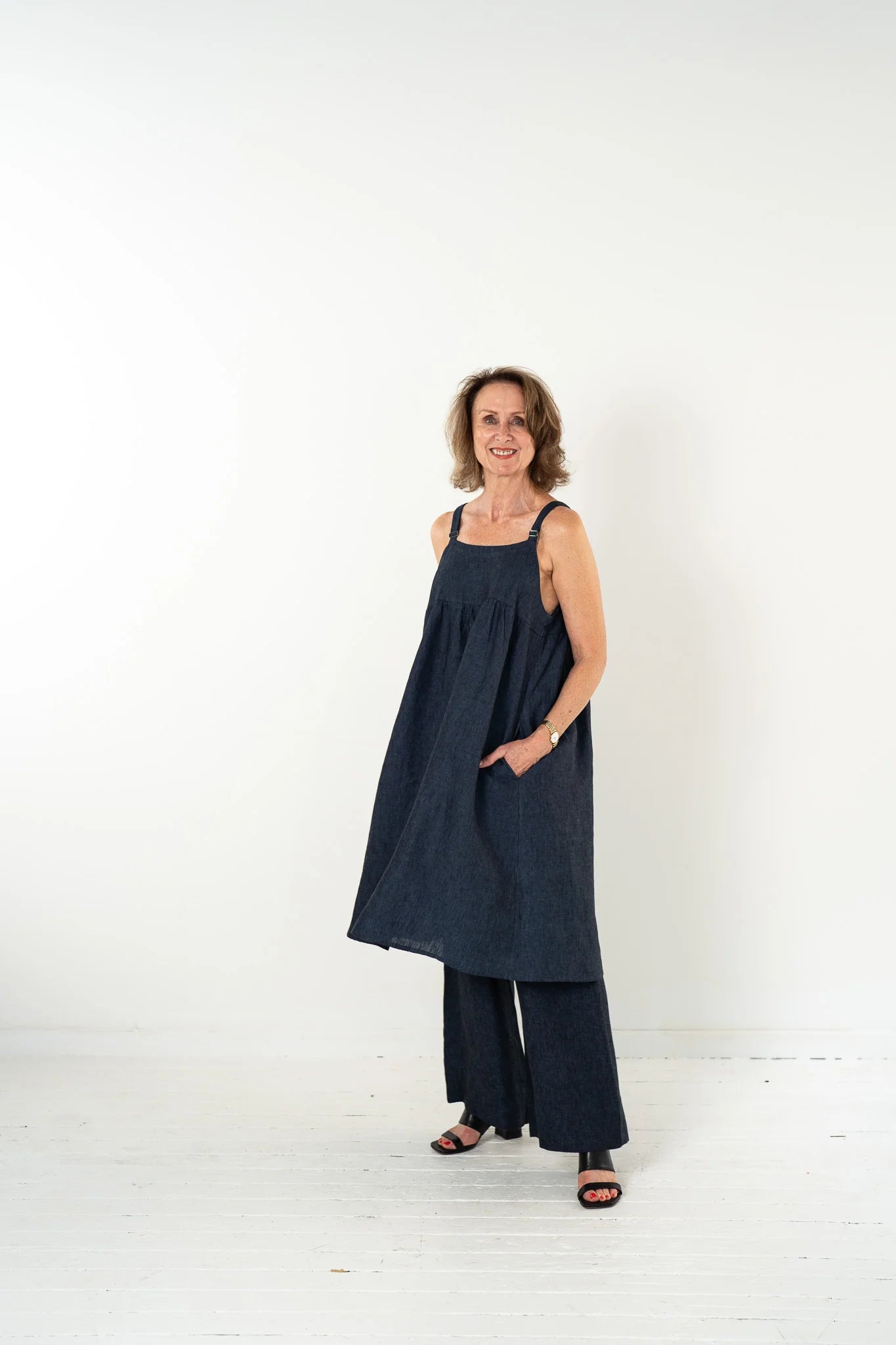 Dolly Dress - Navy