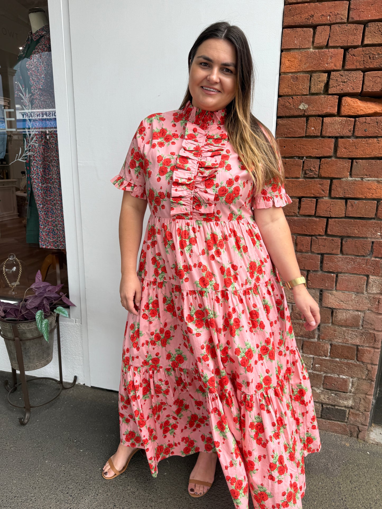 Zara Maxi Dress Queen of Roses