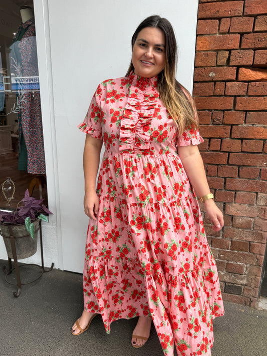 Zara Maxi Dress Queen of Roses