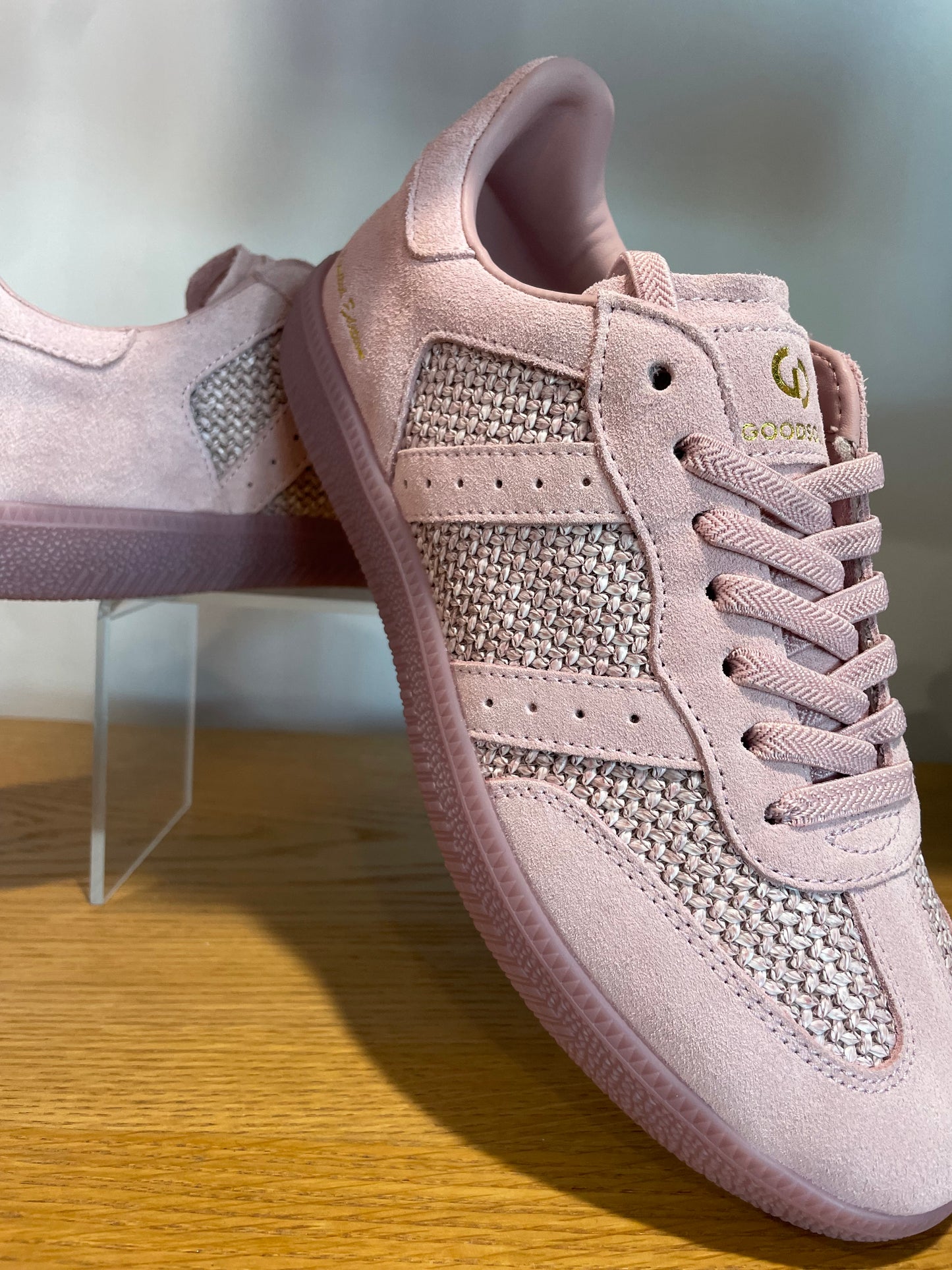 Goodsole Parallel- Pink Lavander Raffia