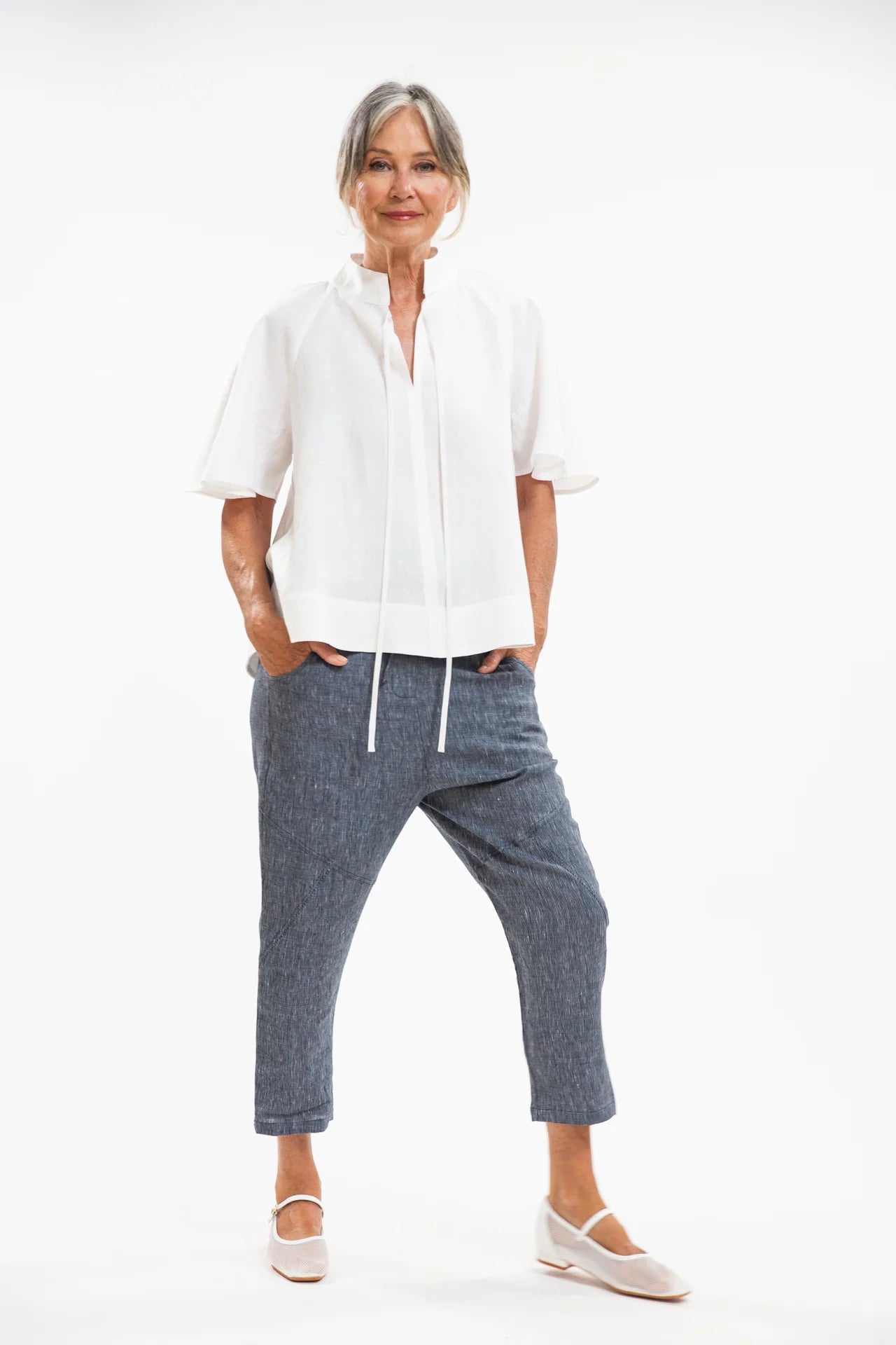 Gaynor Top- White