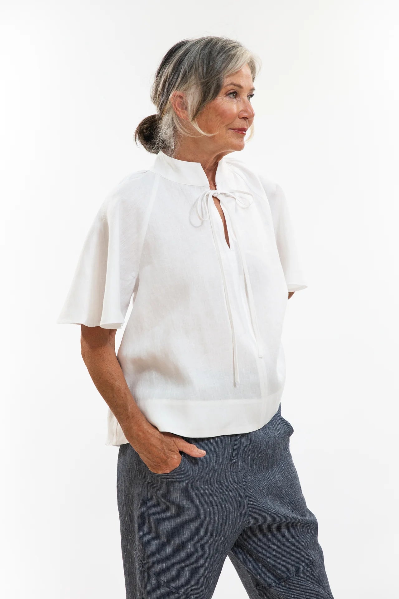Gaynor Top- White