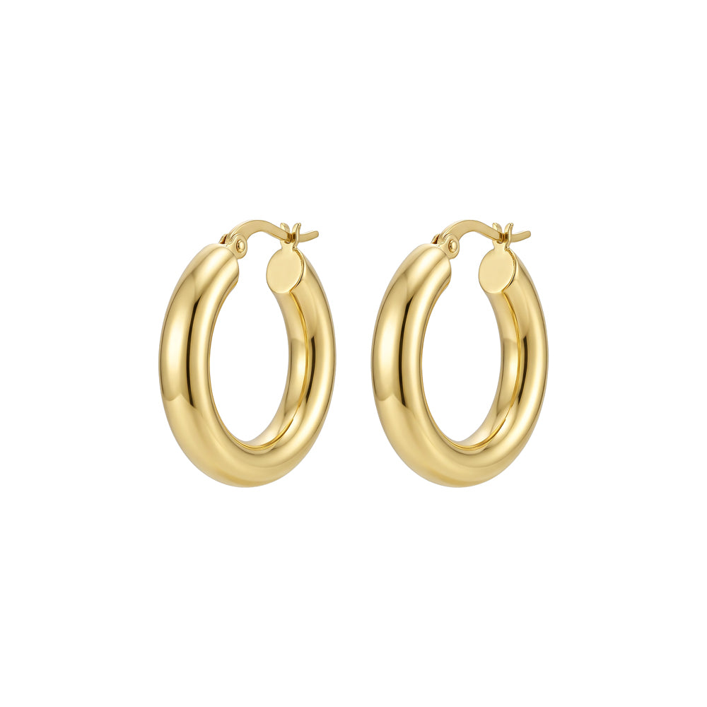 Classic Gold Hoops