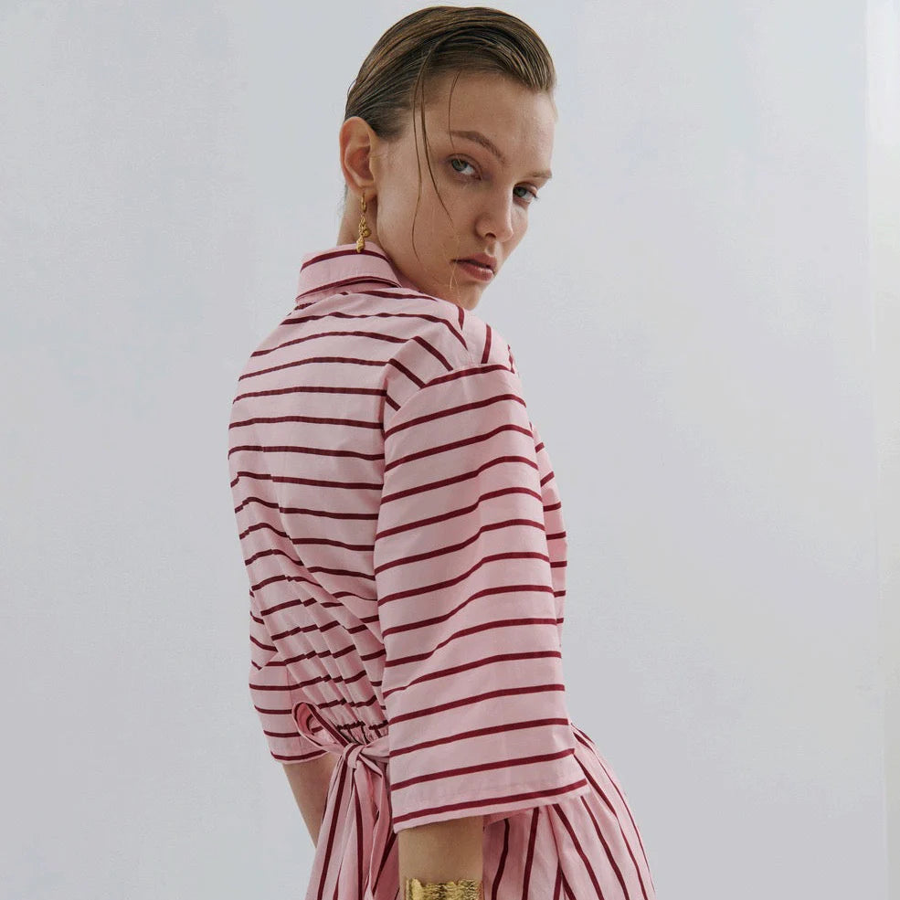Mad Hatters Dress - Pink Red