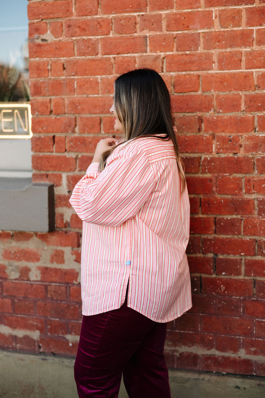 Pink Stripe Shirt