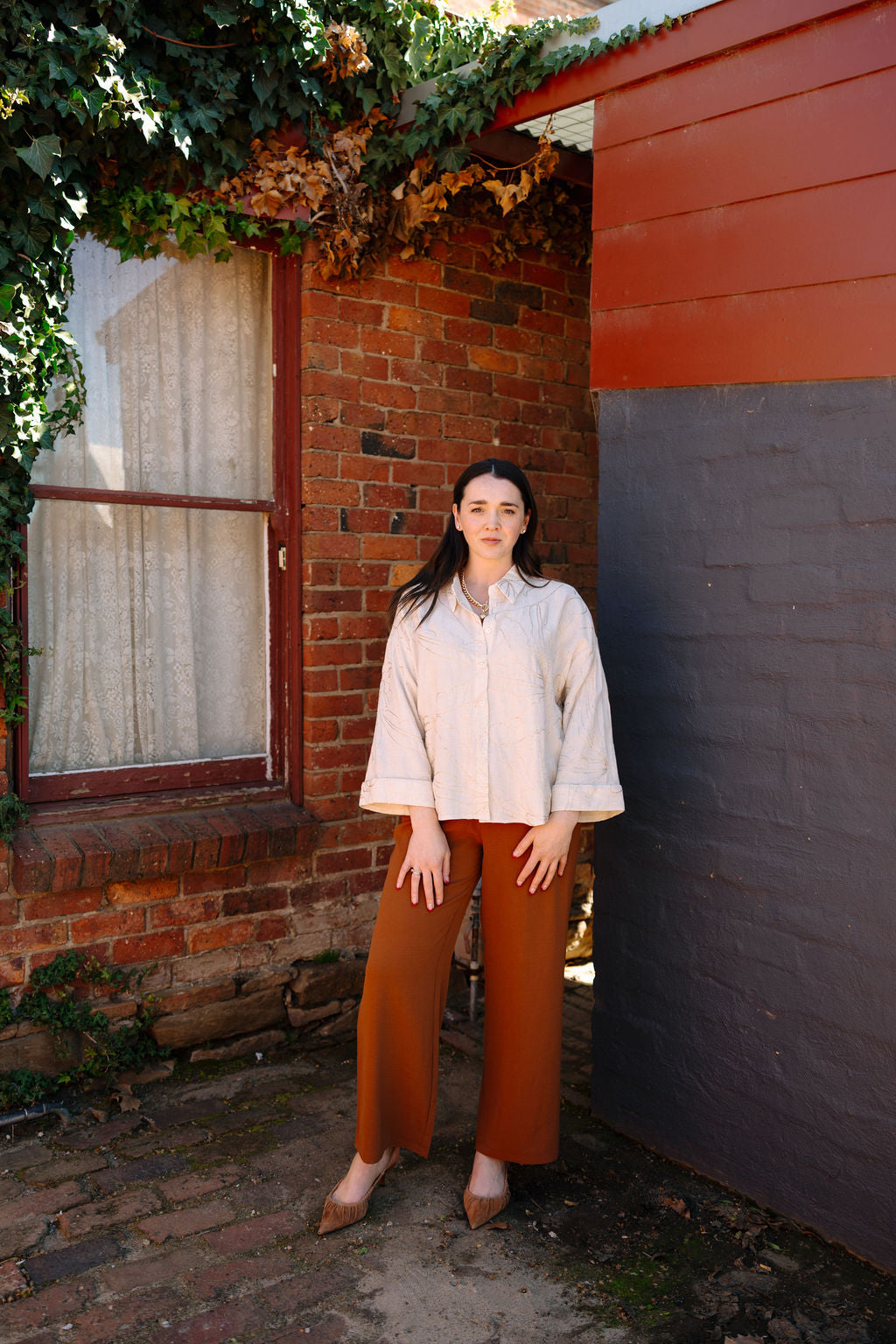 Label Dot - Adela Blouse/ Beige