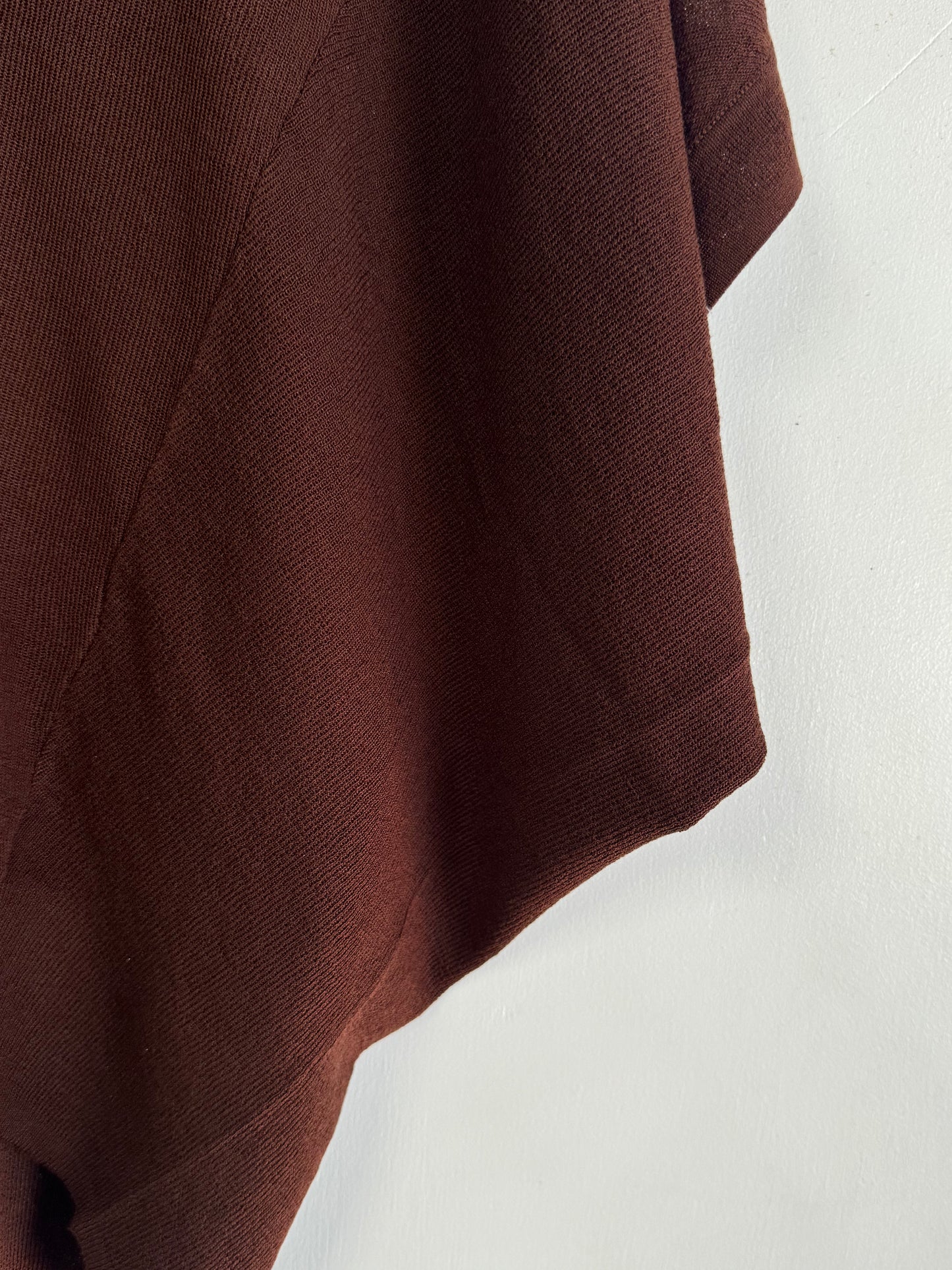 Iris Vneck Blouse - Brown