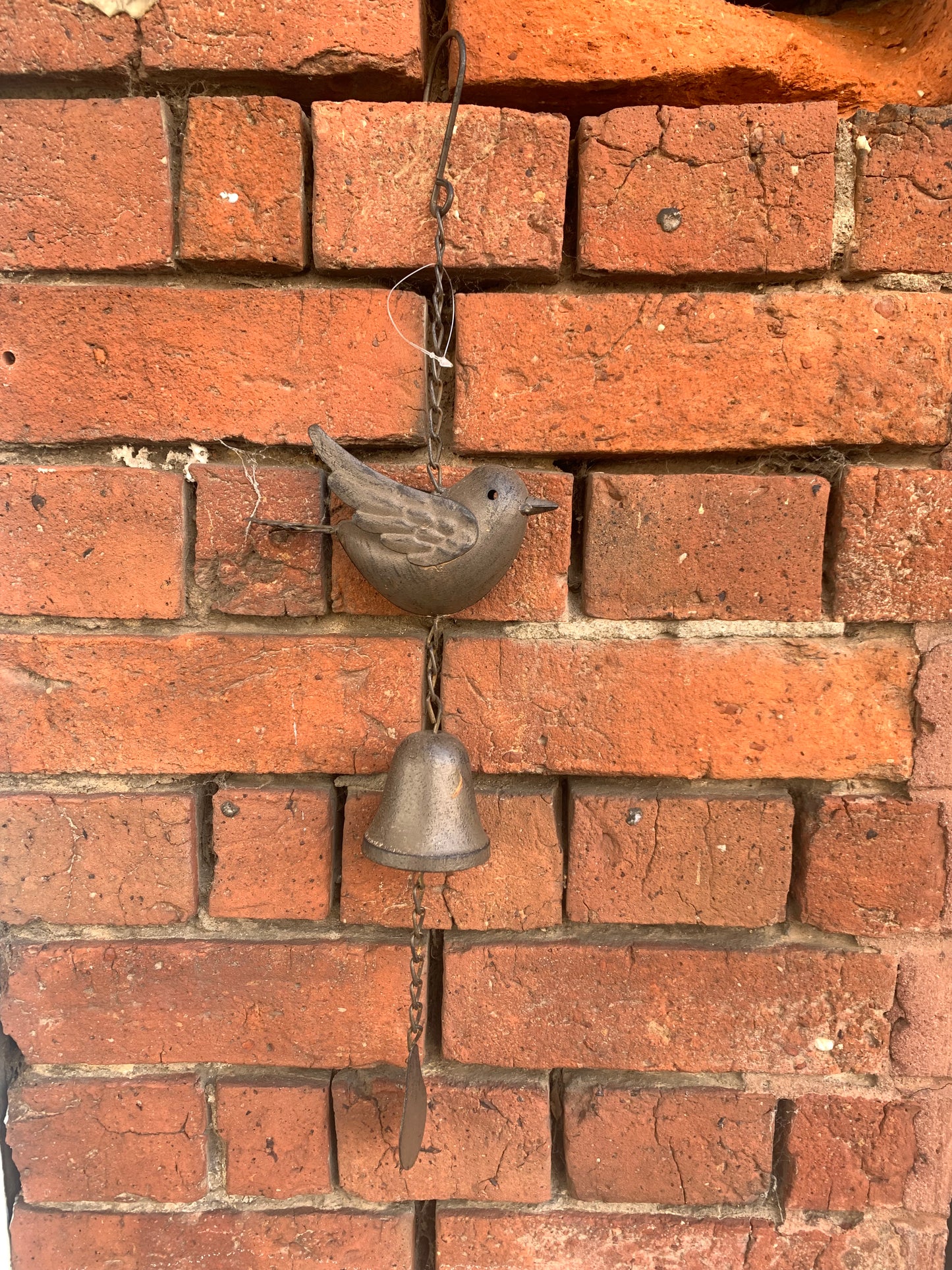 Chain Bird with Bell- Brown