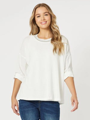 Lily 2 In 1 Top - White