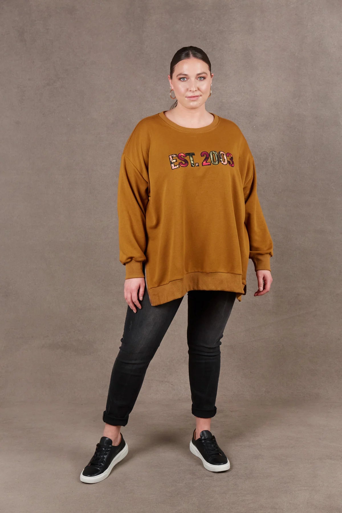 Est Sweat Top - Ochre