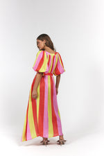 La Bohème Girls Camila Maxi Dress Candy Stripe