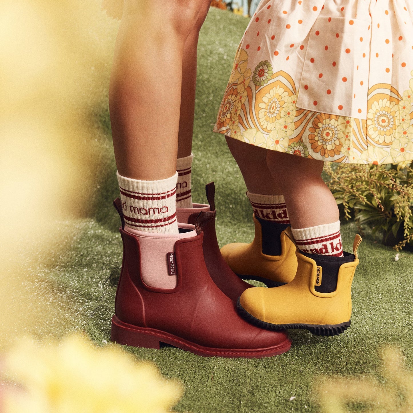 Rad Mama Berry Crew and Berry Stripe Sock Pack - Ladies