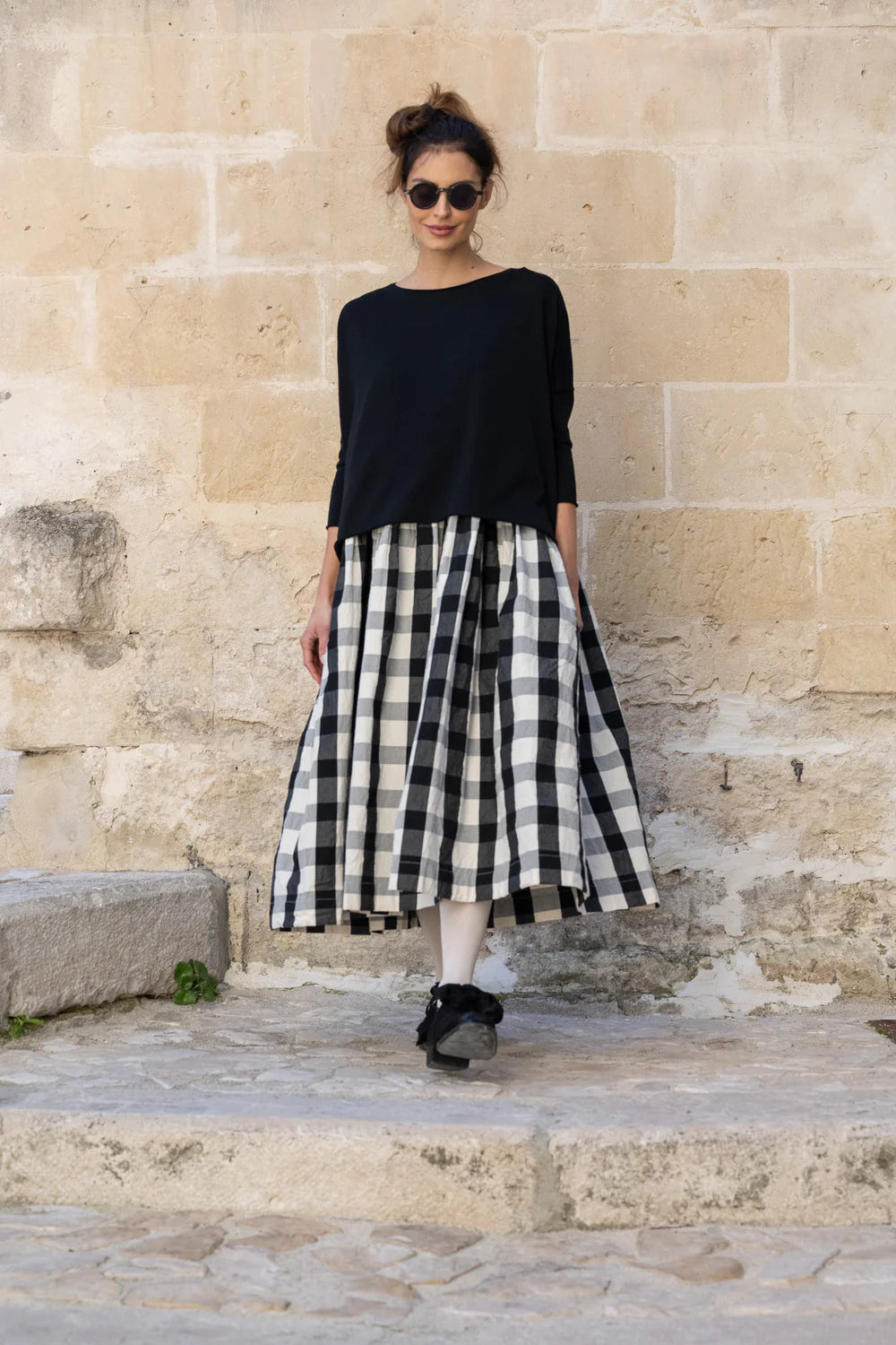 High Tea Slip Dress - Check