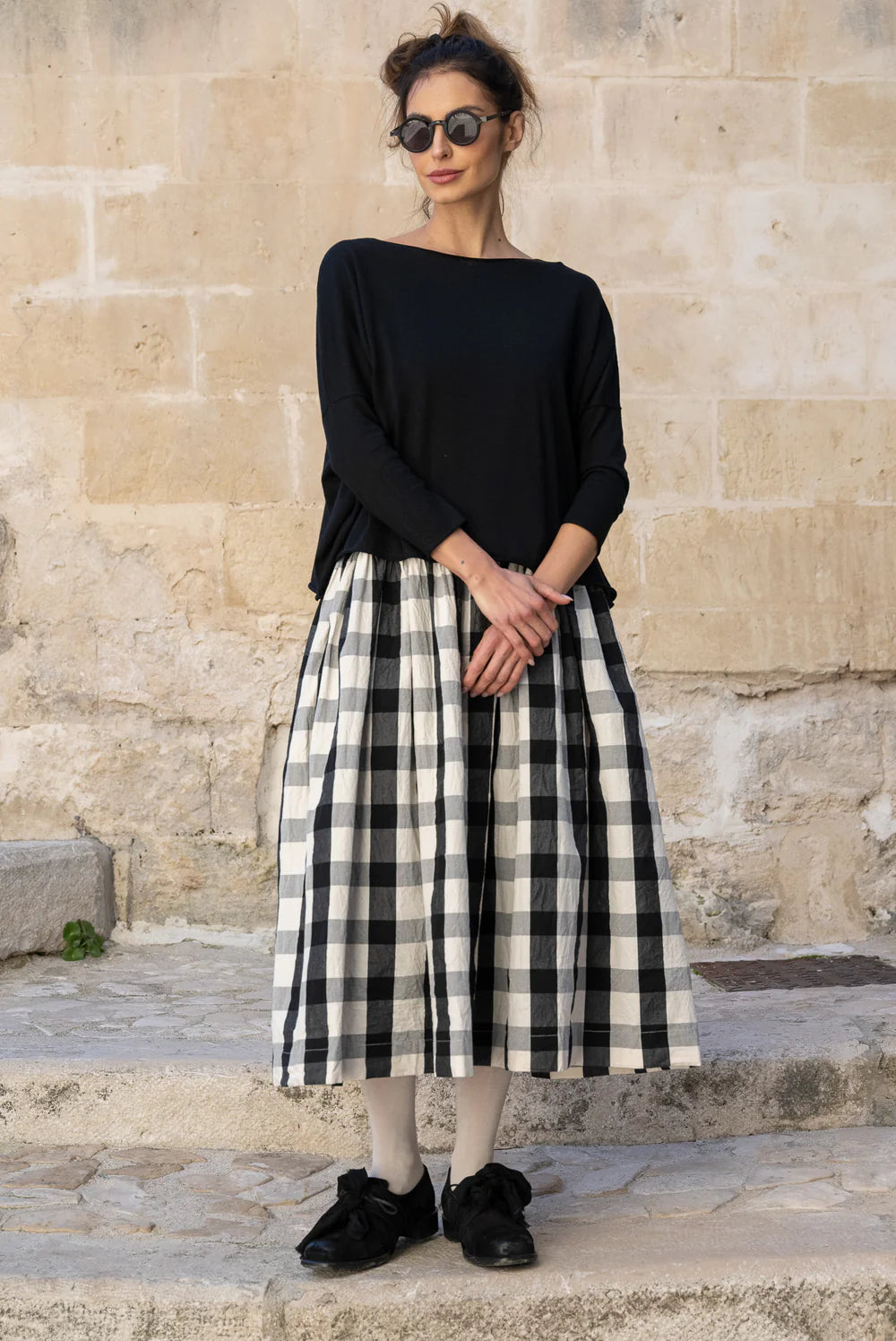 High Tea Slip Dress - Check