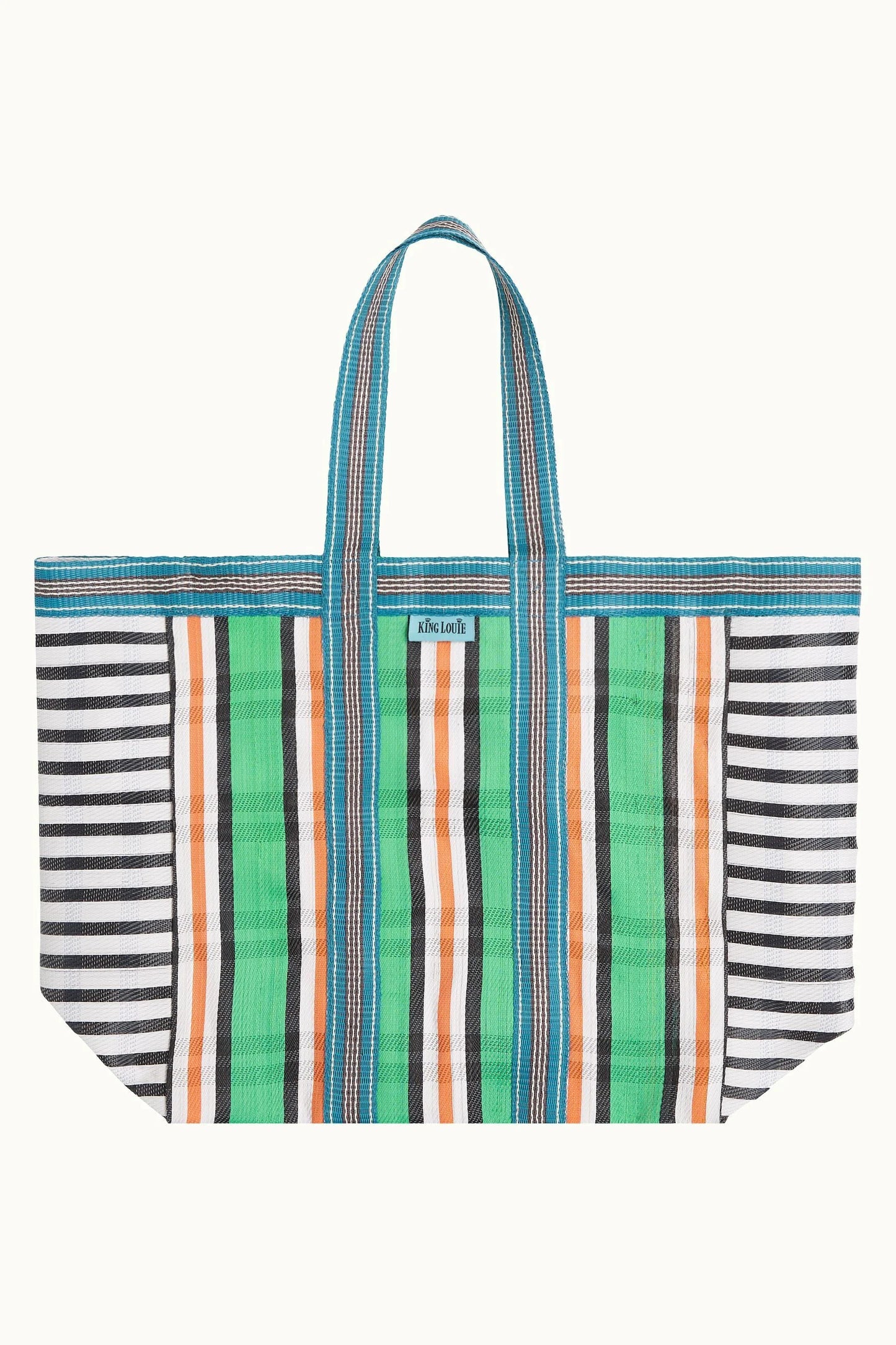 Big Shopper Mercado Bag - Black/Green