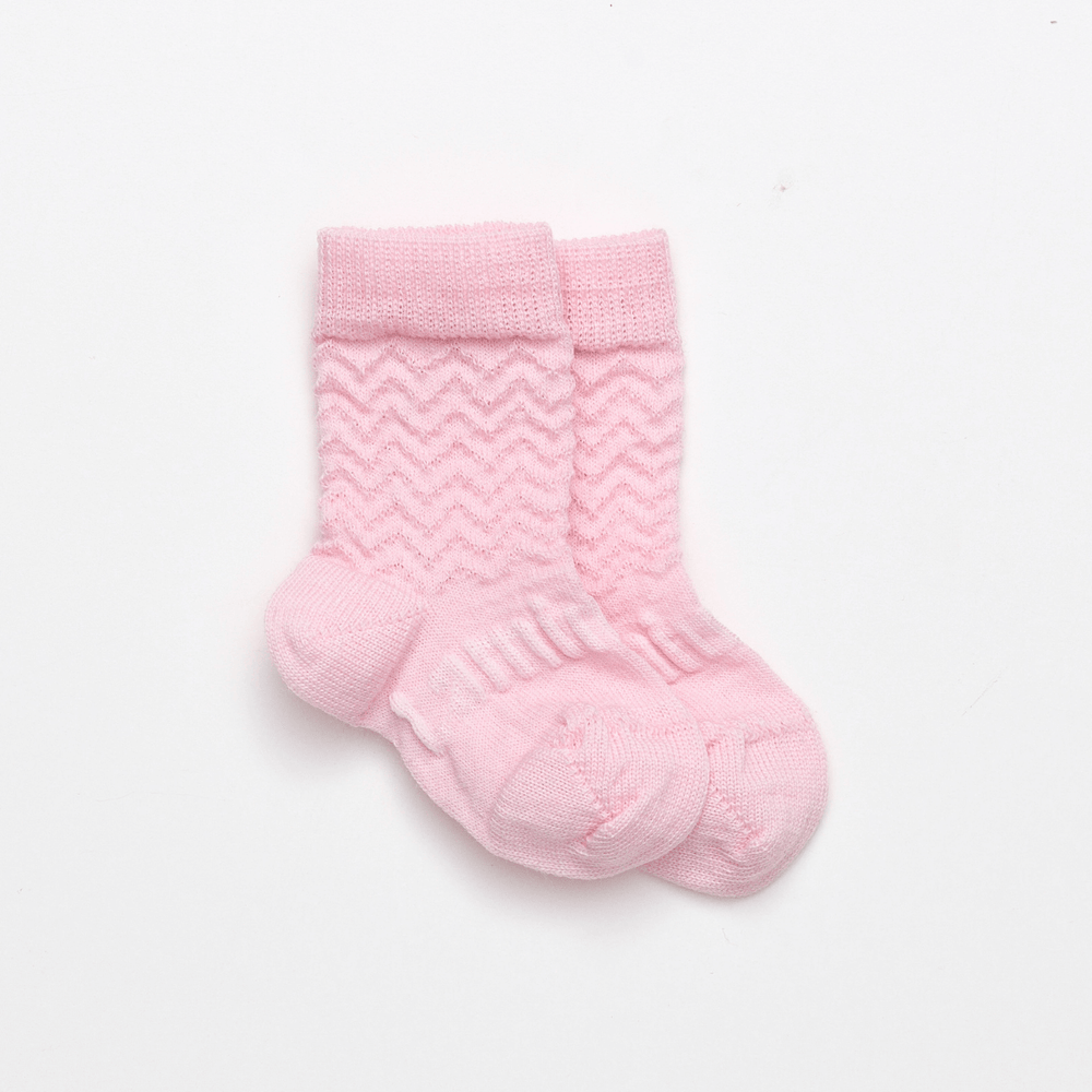 Baby Merino Wool Socks - Petal