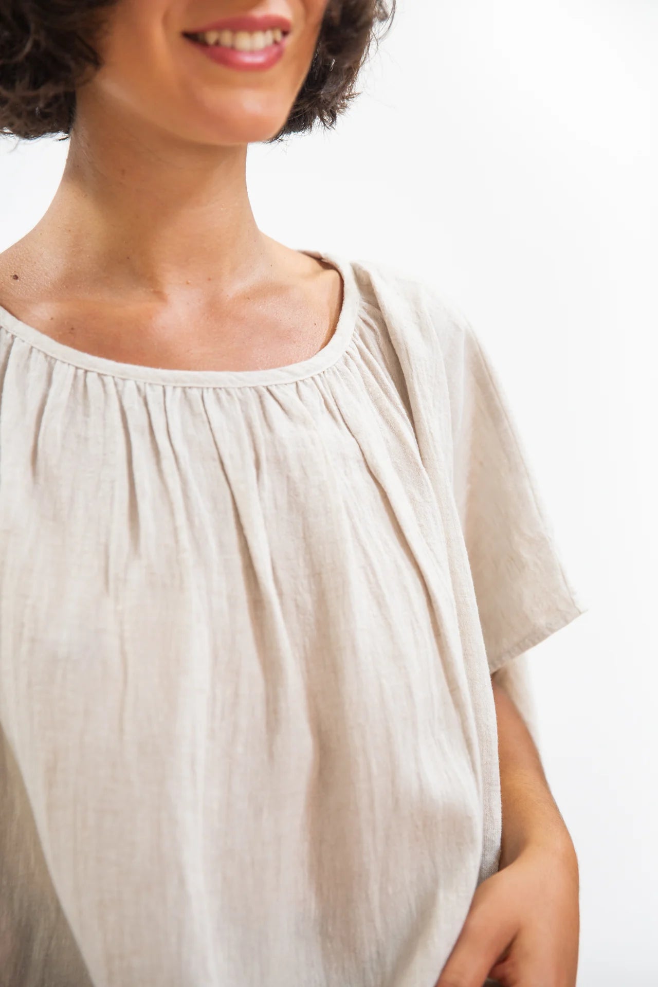 Poppy Top- Neutral Crush