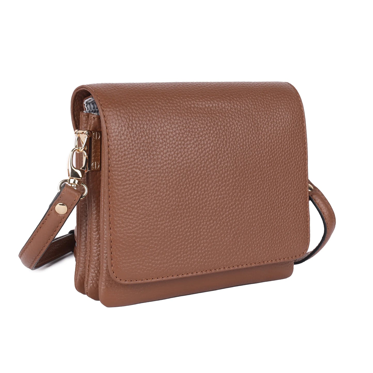 Phoenix Shoulder Bag- Dark Tan