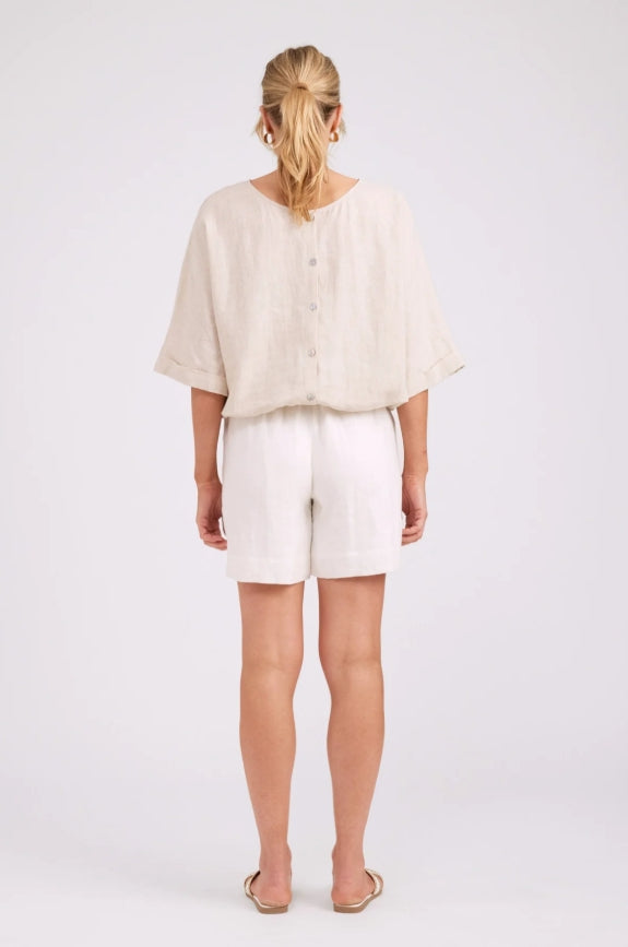 Studio Button Top/Jacket - Tusk