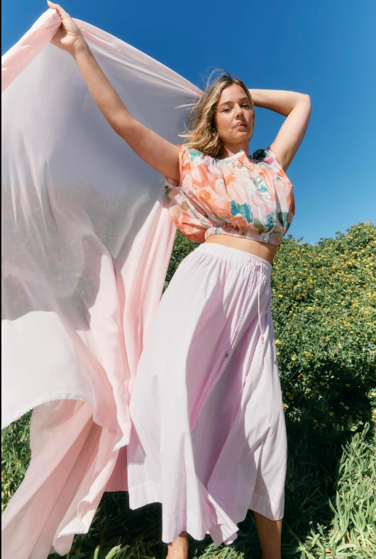 Rosa Reversible Crop Top - Floral