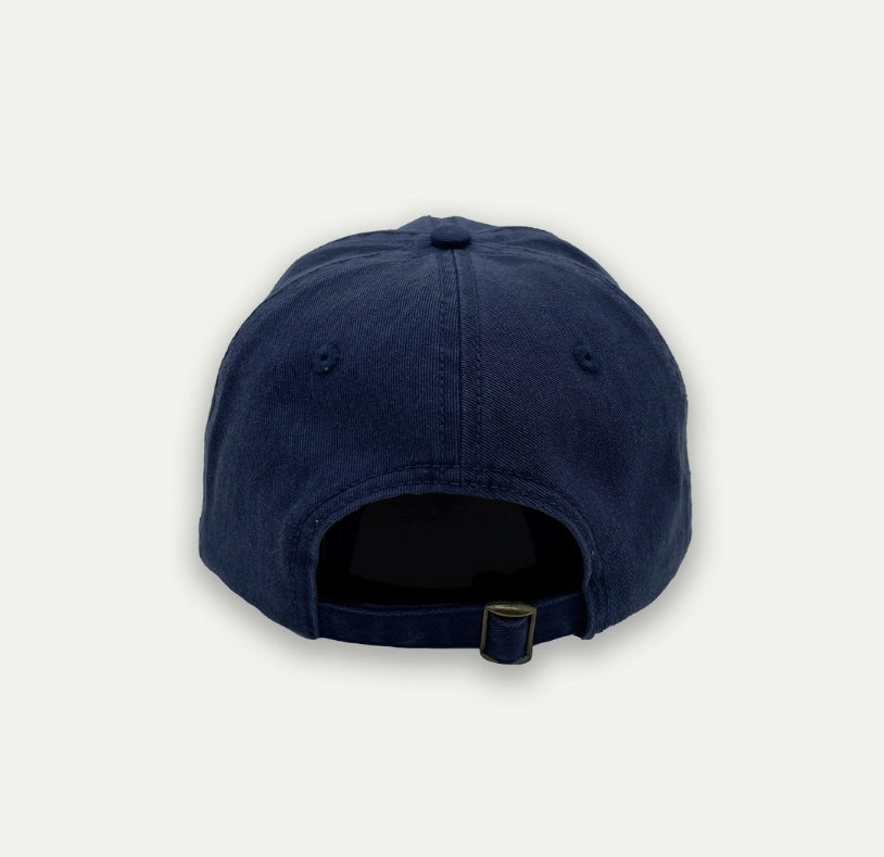 Old Mate Washed Baseball Cap- Navy