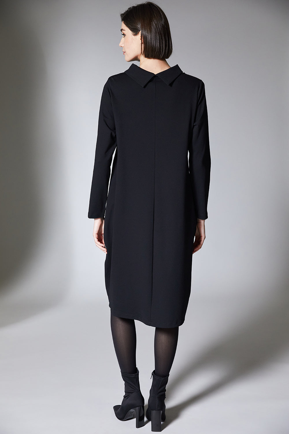 Peruzzi- Brush Stroke Dress Black