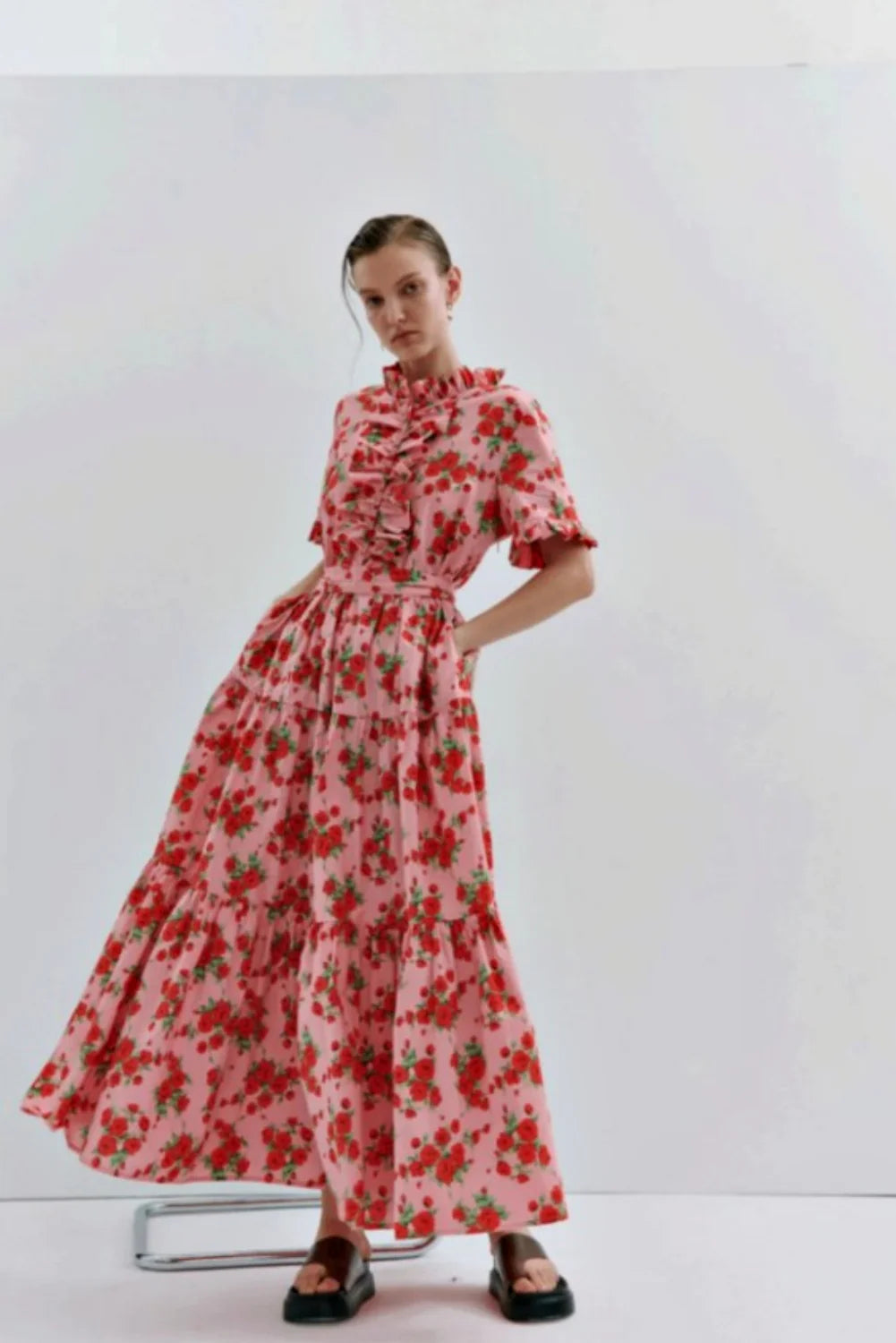 Zara Maxi Dress Queen of Roses