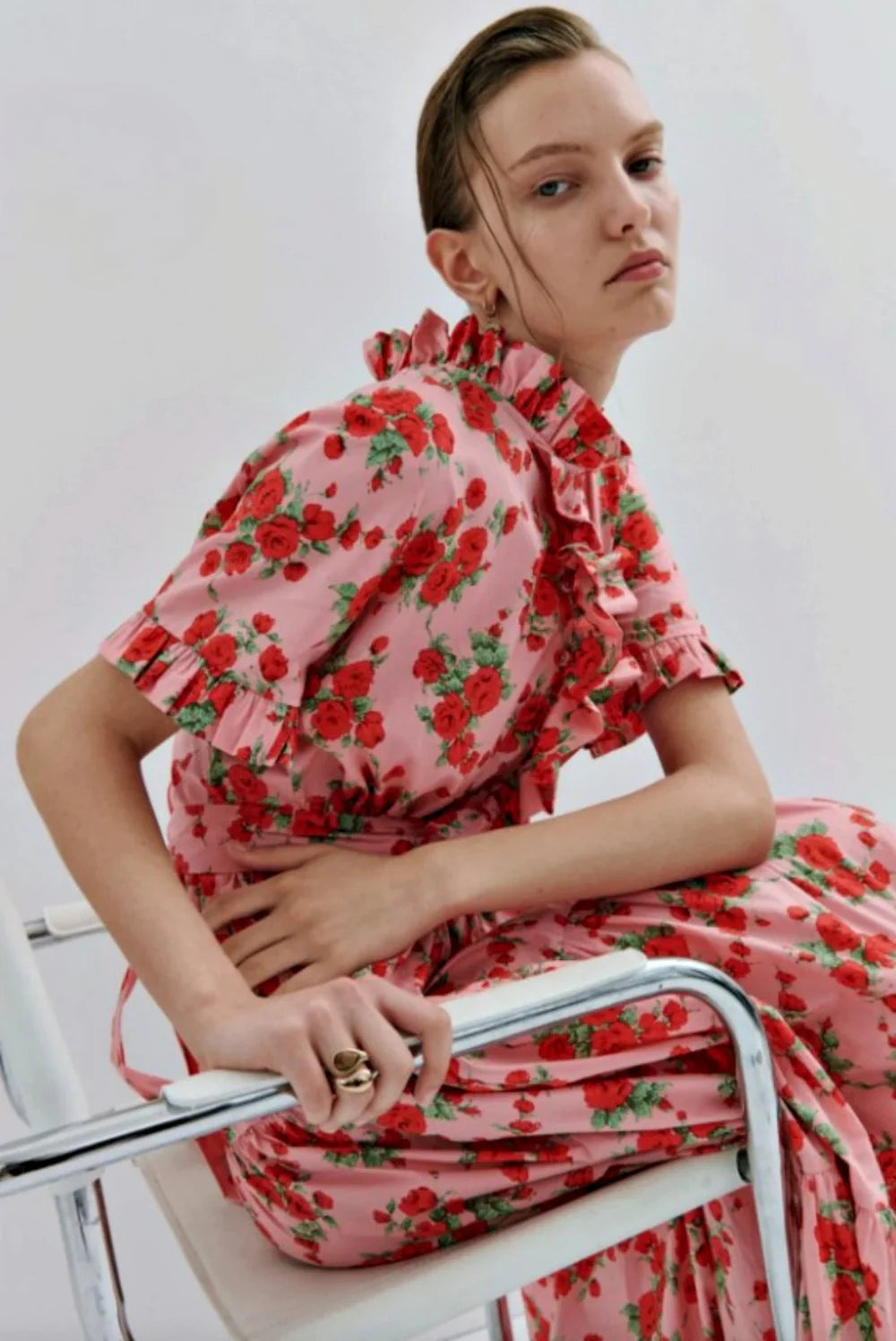 Zara Maxi Dress Queen of Roses